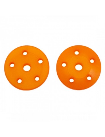16mm Conical Shock Pistons Orange (6x1.5mm) (2pcs)